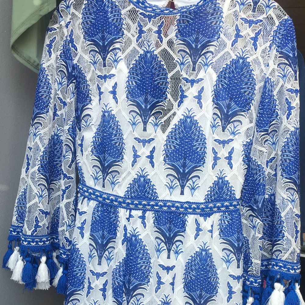 🆕Boutique Royal Tassel Romper - Picture 8 of 8